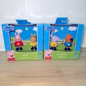Peppa Pig: Peppa Pig, Pedro Pony, Emily Elephant & Freddy Fox Preschool figures